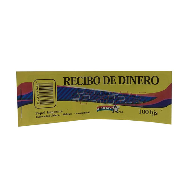 TALONARIO VALE - RECIBO DE DINEROPOR RONEO