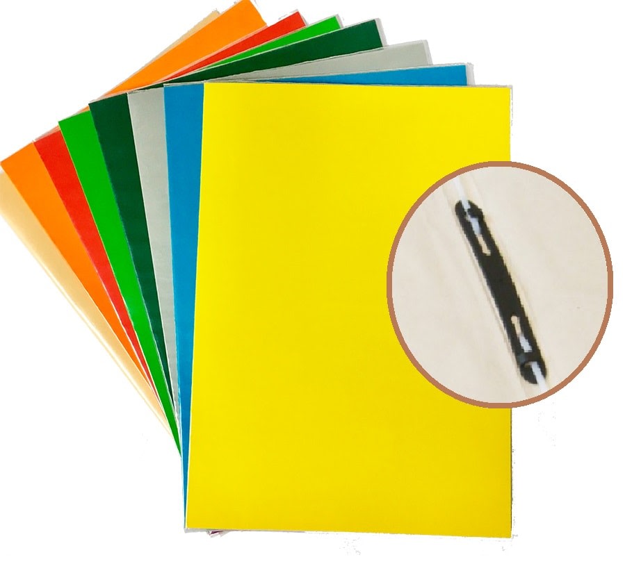 CARPETA PLASTICA COLORES- ARCHIVADOR RAPIDO(JA)