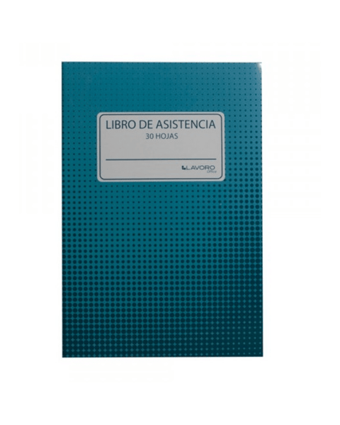 LIBRO DE ASISTENCIA 30 HOJAS (LAVORO)