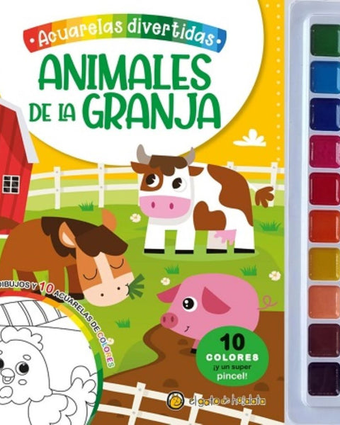 ACUARELAS DIVERTIDAS: ANIMALES DE LA GRANJA