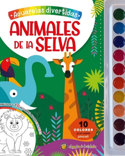 ACUARELAS DIVERTIDAS: ANIMALES DE LA SELVA