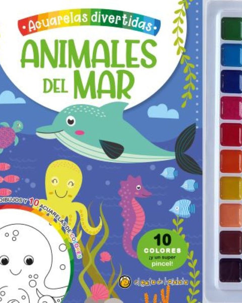 ACUARELAS DIVERTIDAS: ANIMALES DEL MAR