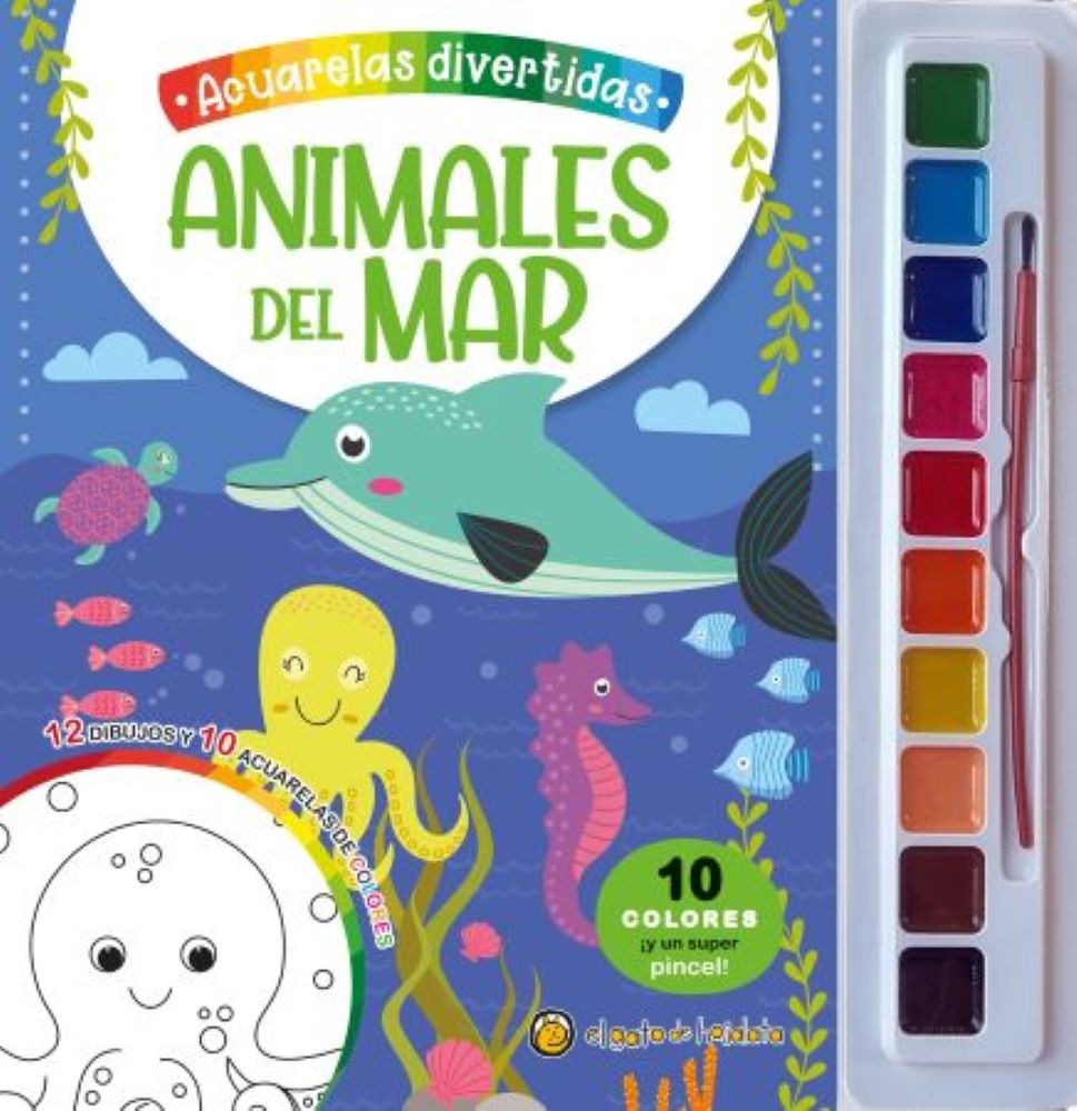 ACUARELAS DIVERTIDAS: ANIMALES DEL MAR