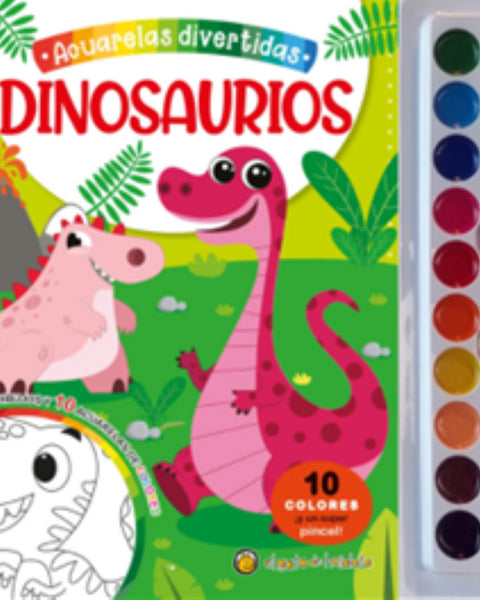 ACUARELAS DIVERTIDAS: DINOSAURIOS