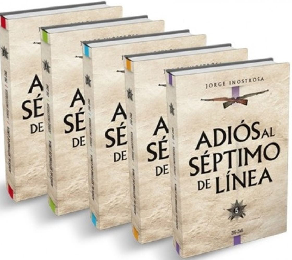 ADIÓS AL SÉPTIMO DE LÍNEA (5 TOMOS)