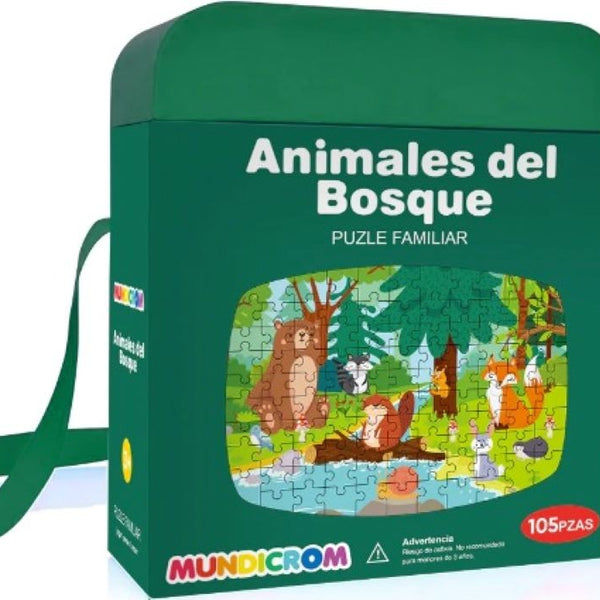 ANIMALES DEL BOSQUE PUZZLE 105 PIEZAS