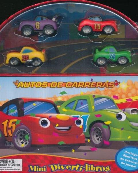 AUTOS DE CARRERAS - MINI DIVERTILIBROS