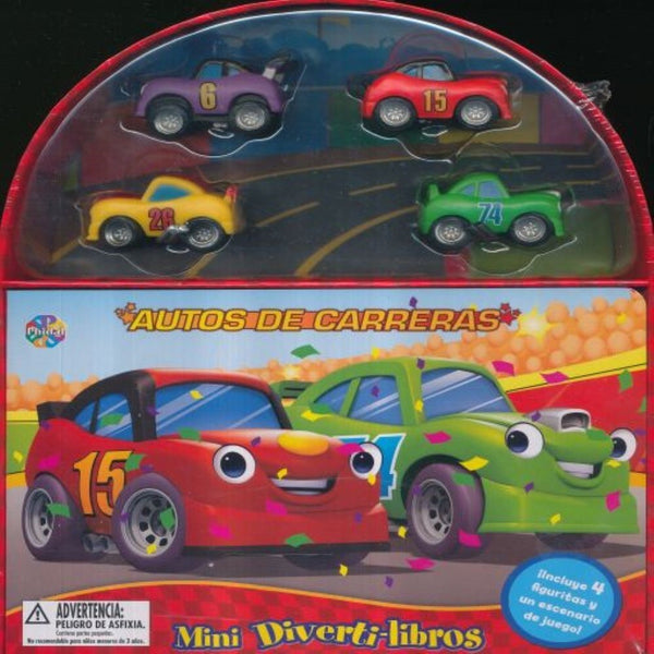 AUTOS DE CARRERAS - MINI DIVERTILIBROS
