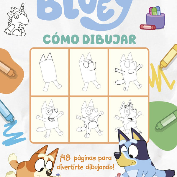 BLUEY. COMO DIBUJAR