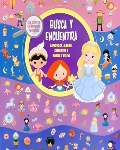 BUSCA Y ENCUENTRA-CAPERUCITA, ALADINO, CENICIENTA Y HANSEL Y GRETEL