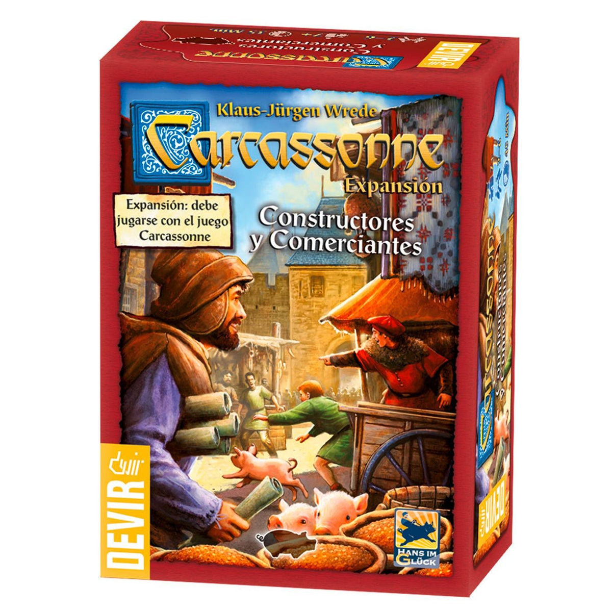 CARCASSONNE CONSTRUCTORES Y COMERCIANTES