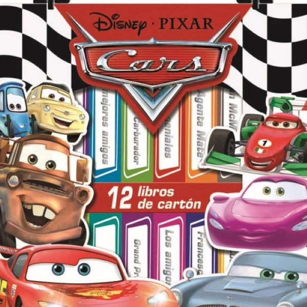 CARS 12 LIBROS DE CARTON