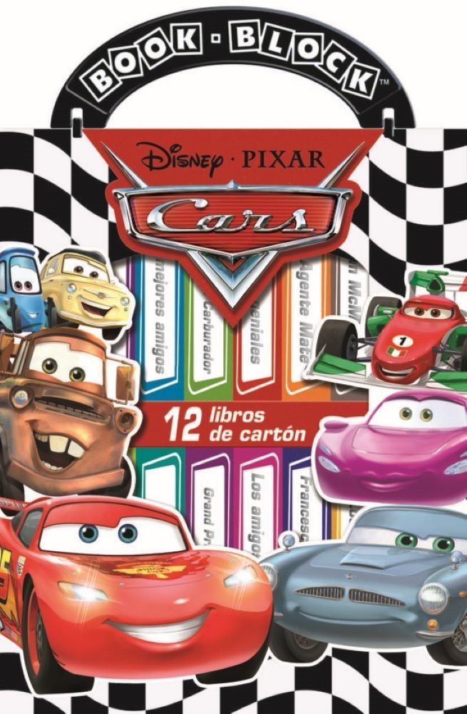 CARS 12 LIBROS DE CARTON