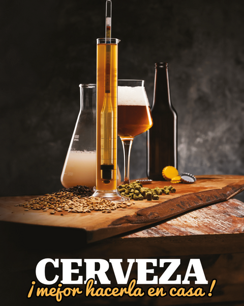 CERVEZA ¡MEJOR HECERLA EN CASA!