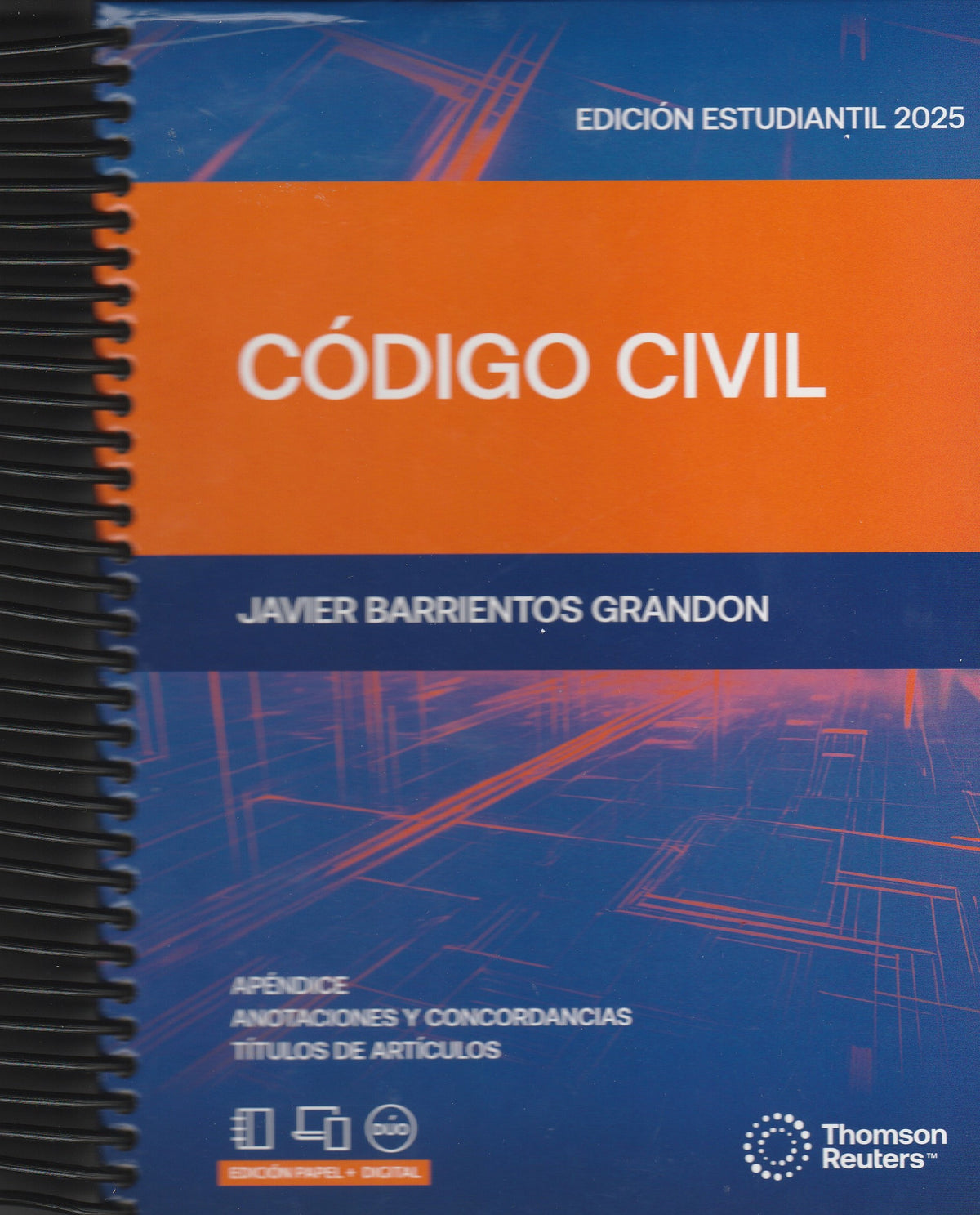 CODIGO CIVIL 2025 ESTUDIANTIL (ANILLADO) – THOMSON REUTERS