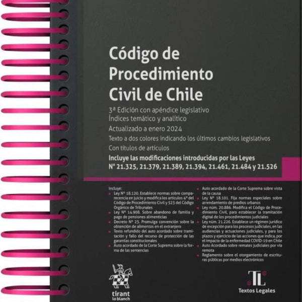CODIGO DE PROCEDIMIENTO CIVIL 2024 (ANILLADO)