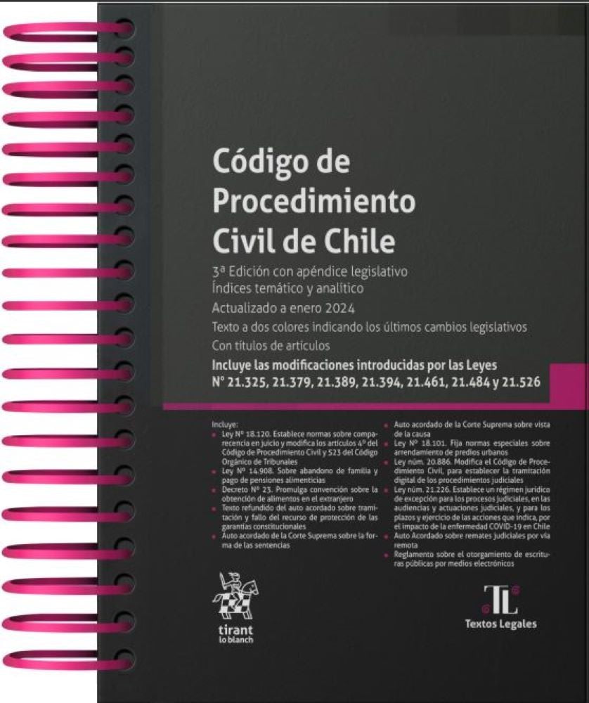CODIGO DE PROCEDIMIENTO CIVIL 2024 (ANILLADO)