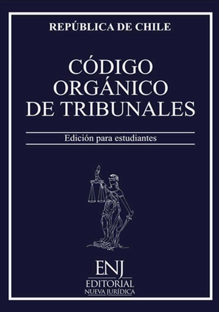 CODIGO ORGANICO DE TRIBUNALES 2024 ESTUDIANTE