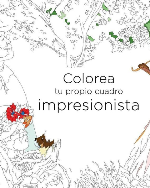 COLOREA TU PROPIO CUADRO IMPRESIONISTA