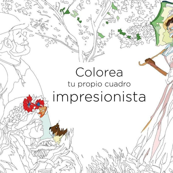 COLOREA TU PROPIO CUADRO IMPRESIONISTA