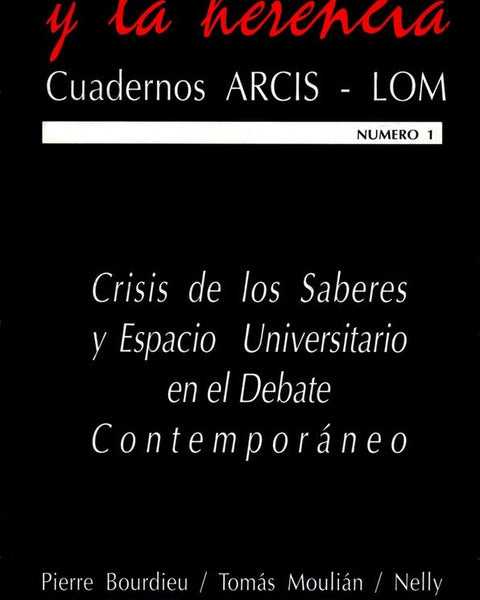 CRISIS DE LOS SABERES