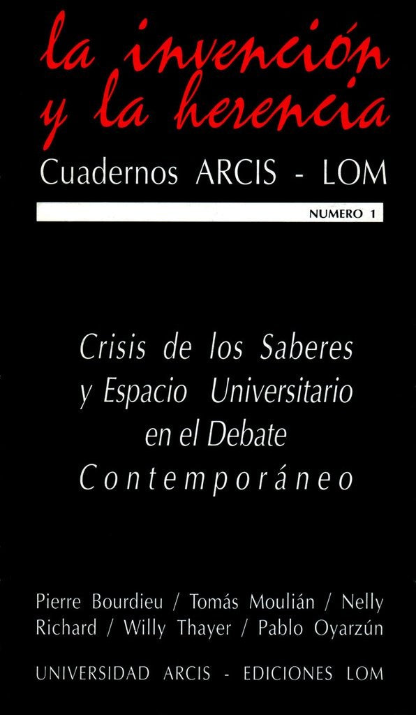 CRISIS DE LOS SABERES