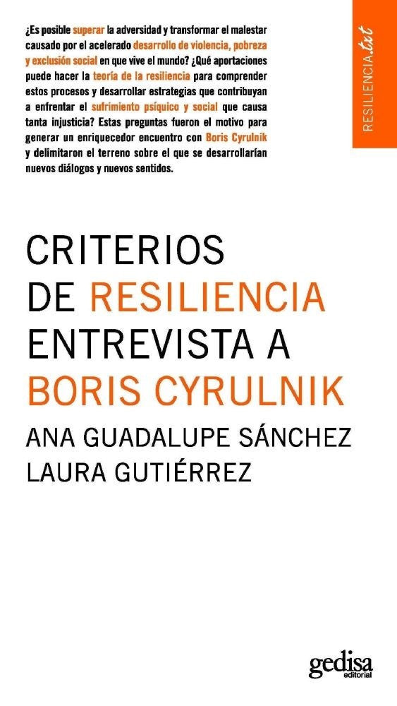 CRITERIOS DE RESILIENCIA - ENTREVISTA A BORIS CYRULNIK