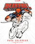 DEADPOOL PARA COLOREAR - MARVEL