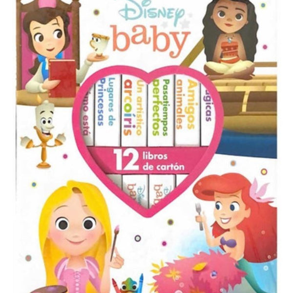 DISNEY BABY ROSA 12 LIBROS DE CARTON