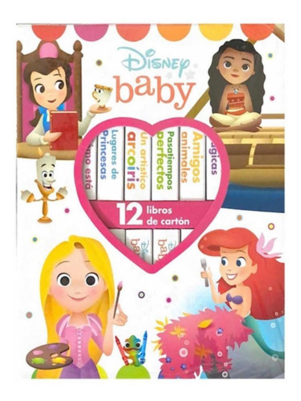 DISNEY BABY ROSA 12 LIBROS DE CARTON