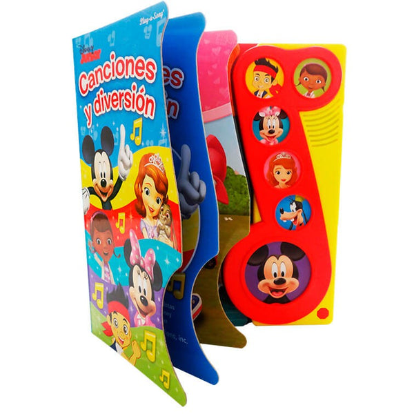 DISNEY JUNIOR CANCIONES Y DIVERSION (LIBRO CON SONIDOS)