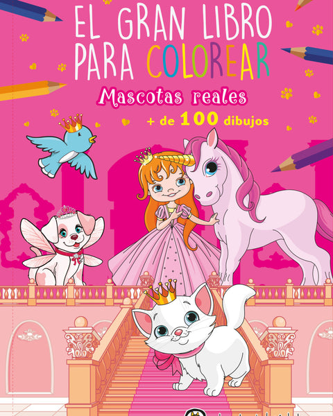 EL GRAN LIBRO PARA COLOREAR MASCOTAS REA