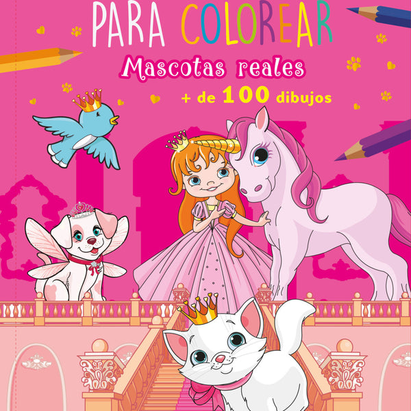 EL GRAN LIBRO PARA COLOREAR MASCOTAS REA