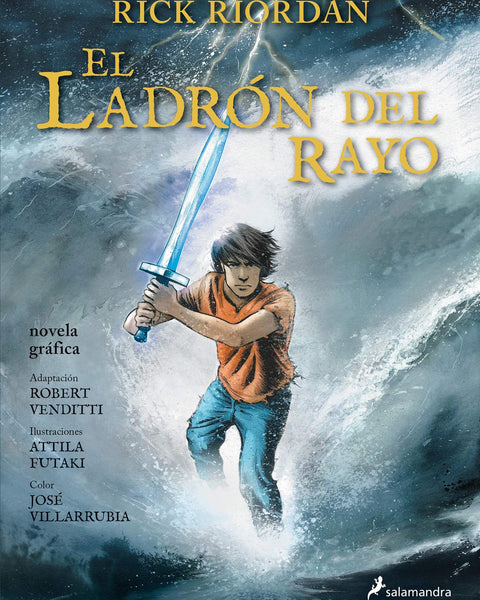EL LADRON DEL RAYO: PERCY JACKSON Y LOS DIOSES DEL OLIMPO I (NOVELA GRAFICA)