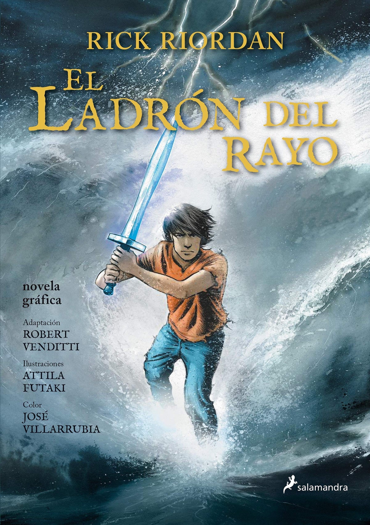EL LADRON DEL RAYO: PERCY JACKSON Y LOS DIOSES DEL OLIMPO I (NOVELA GRAFICA)