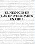 EL NEGOCIO DE LAS UNIVERSIDADES EN CHILE