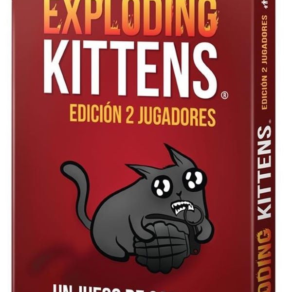 EXPLODING KITTENS EDICION 2 JUGADORES