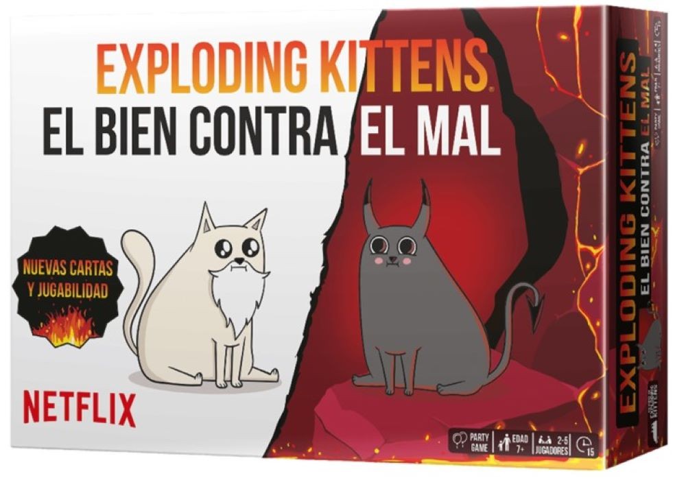 EXPLODING KITTENS. EL BIEN Y EL MAL
