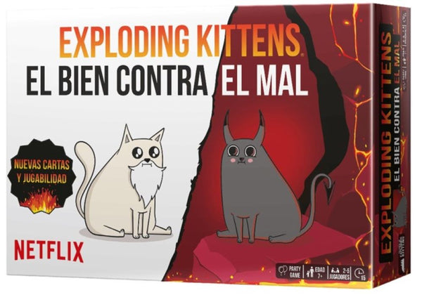 EXPLODING KITTENS. EL BIEN Y EL MAL