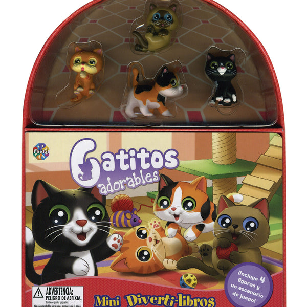 GATITOS ADORABLES - MINI DIVERTILIBROS