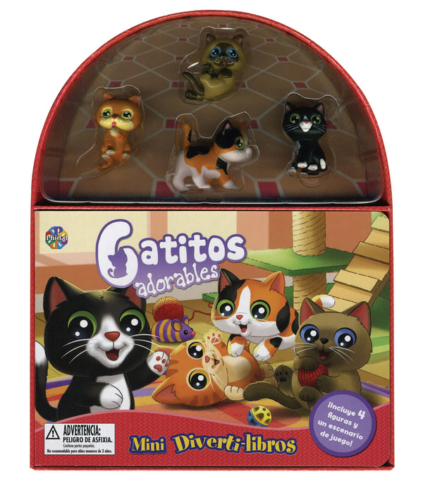 GATITOS ADORABLES - MINI DIVERTILIBROS