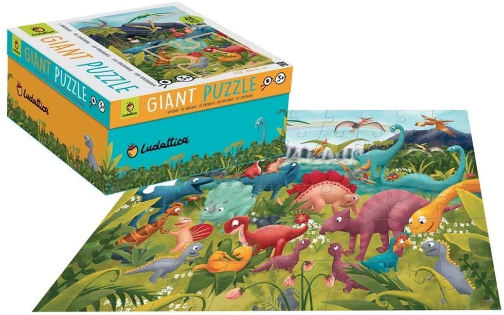 GIANT PUZZLE DINOSAURIOS 48 PCS (3+)