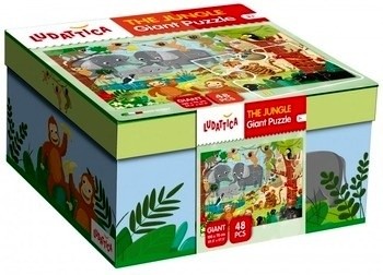 GIANT PUZZLE THE JUNGLE. 48 PIEZAS (3+)