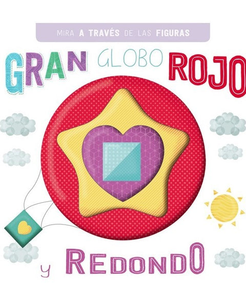 GRAN GLOBO ROJO Y REDONDO - mira a traves