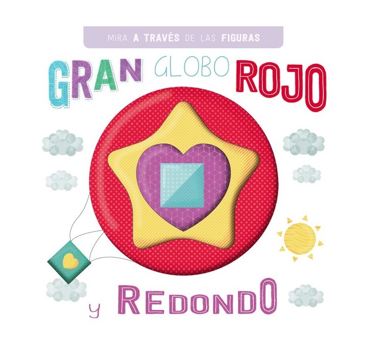 GRAN GLOBO ROJO Y REDONDO - mira a traves