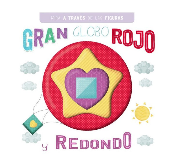 GRAN GLOBO ROJO Y REDONDO - mira a traves