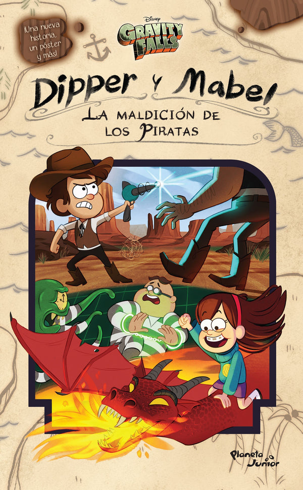 GRAVITY FALLS DIPPER Y MABEL MALDICION DE LOS PIRATAS