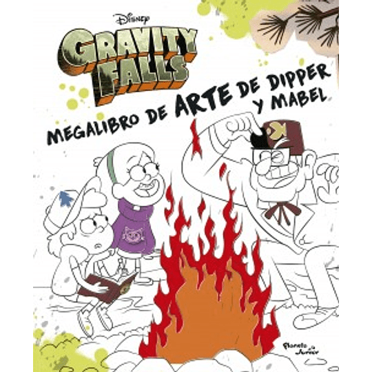 GRAVITY FALLS MEGALIBRO DE ARTE DE DIPPER Y MABEL