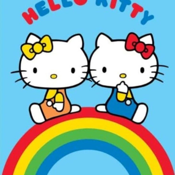 HELLO KITTY PINTA Y PEGA