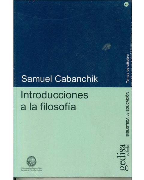 INTRODUCCION A LA FILOSOFIA